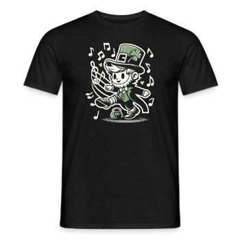 Irish Dancing Ireland Outfit Irish Music - Männer T-Shirt - Schwarz - Vorne - AI Model Male 178 light (178cm)