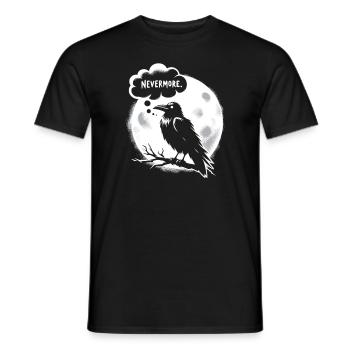 Edgar Allan Poe Fan, Klassische Literatur, - Männer T-Shirt - Schwarz - Vorne - AI Model Male 178 light (178cm)