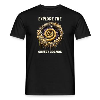 Zone extraterrestre extraterrestre 51 Ufo Space Geek - T-shirt homme - noir - Devant - AI Model Male 178 light (178cm)