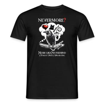 Edgar Allan Poe Fan, Klassische Literatur, - Männer T-Shirt - Schwarz - Vorne - AI Model Male 178 light (178cm)