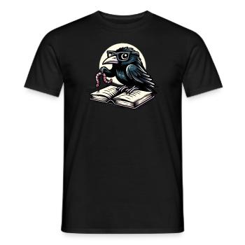 Edgar Allan Poe Fan, Klassische Literatur, - Männer T-Shirt - Schwarz - Vorne - AI Model Male 178 light (178cm)