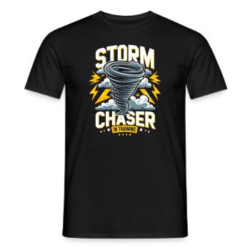 Meteorologie-kindertornado-sturm, Der Sturm-fan - Männer T-Shirt - Schwarz - Vorne - AI Model Male 178 light (178cm)