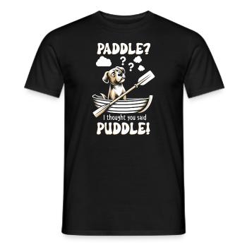 Boating Dad Boat Captain Pontoon Sailor Cruising - Männer T-Shirt - Schwarz - Vorne - AI Model Male 178 light (178cm)