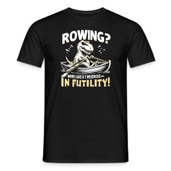 Boating Dad Boat Captain Pontoon Sailor Cruising - Männer T-Shirt - Schwarz - Vorne - AI Model Male 178 light (178cm)
