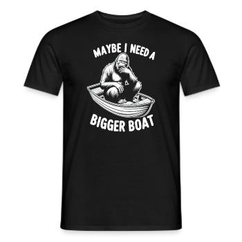 Boating Dad Boat Captain Pontoon Sailor Cruising - Männer T-Shirt - Schwarz - Vorne - AI Model Male 178 light (178cm)