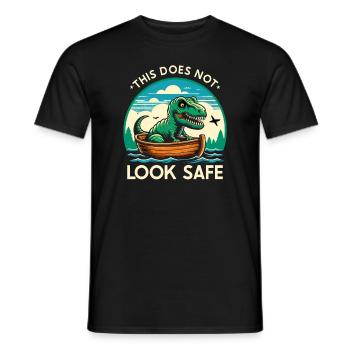 Navigation de plaisance Papa Bateau Capitaine Ponton Sailor Croisière - T-shirt homme - noir - Devant - AI Model Male 178 light (178cm)