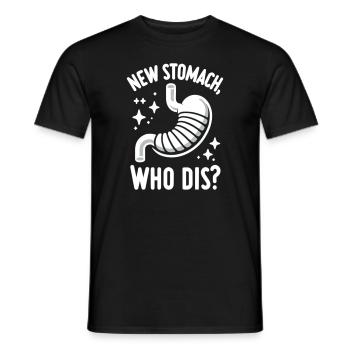 Schlauchmagen Schlauchmagenchirurgie Gastrektomie - Männer T-Shirt - Schwarz - Vorne - AI Model Male 178 light (178cm)