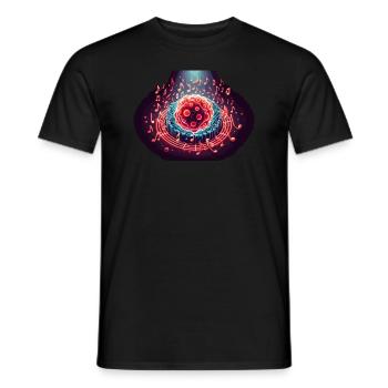 Red Light Therapy Low-level laser therapy for the - Men's T-Shirt - black - Front - AI Model Male 178 light (178cm)