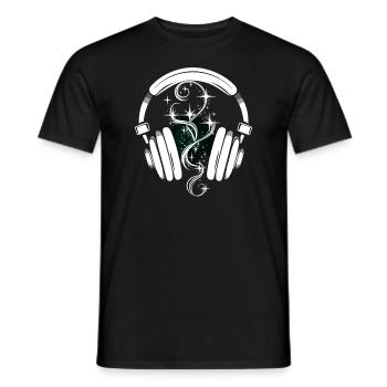 Gift for book lovers with - Men's T-Shirt - black - Front - AI Model Male 178 light (178cm)