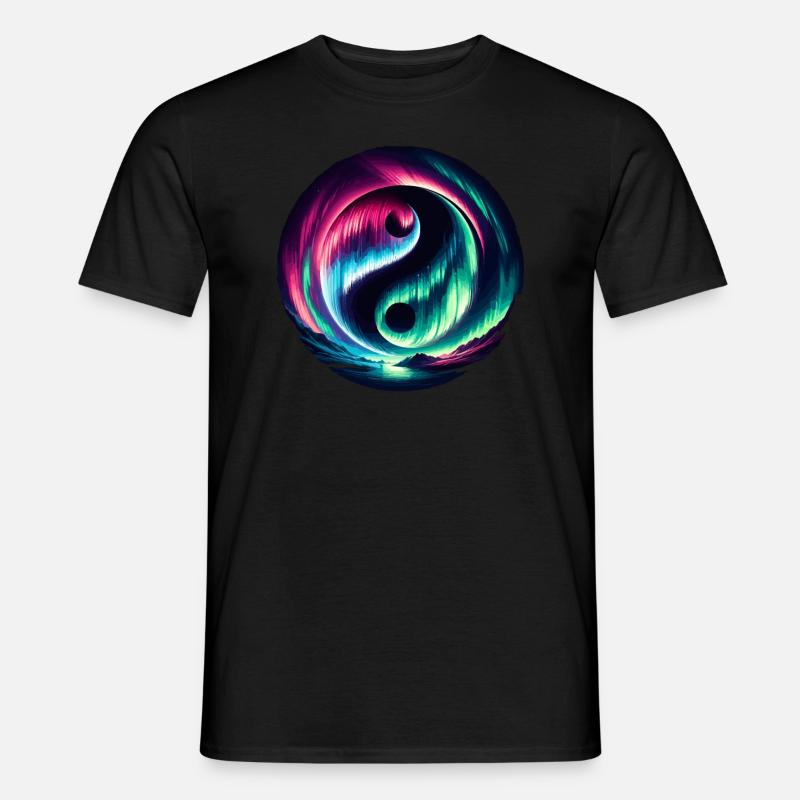Polarlicht-aurora-verfolger Alaska Wilderness - Männer T-Shirt - Schwarz