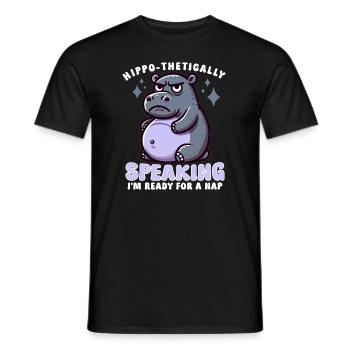 Pregnancy Announcement "Maternity Expectant - Men's T-Shirt - black - Front - AI Model Male 178 light (178cm)