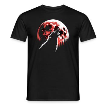 Chien d’horreur Halloween Spooky Dog Lover chien gothique - T-shirt homme - noir - Devant - AI Model Male 178 light (178cm)