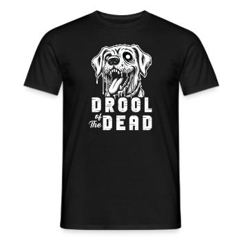 Chien d'horreur Halloween Spooky Dog Lover Chien gothique - T-shirt homme - noir - Devant - AI Model Male 178 light (178cm)