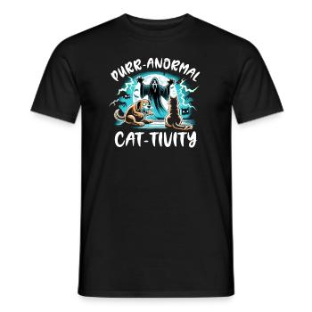 Chien d'horreur Halloween Spooky Dog Lover Chien gothique - T-shirt homme - noir - Devant - AI Model Male 178 light (178cm)