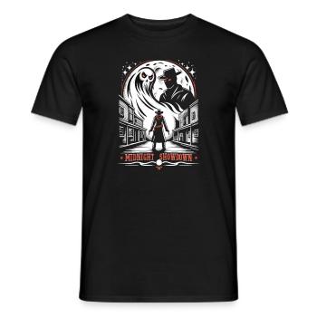 Cowboy Barn Bull Rider Rodeo Country Western - Men's T-Shirt - black - Front - AI Model Male 178 light (178cm)
