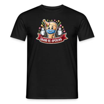 Hip Replacement Surgery Hip Surgery Post-op - Men's T-Shirt - black - Front - AI Model Male 178 light (178cm)