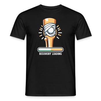 Hip Replacement Surgery Hip Surgery Post-op - Men's T-Shirt - black - Front - AI Model Male 178 light (178cm)