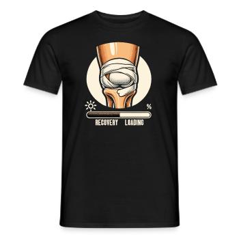 Hip Replacement Surgery Hip Surgery Post-op - Men's T-Shirt - black - Front - AI Model Male 178 light (178cm)