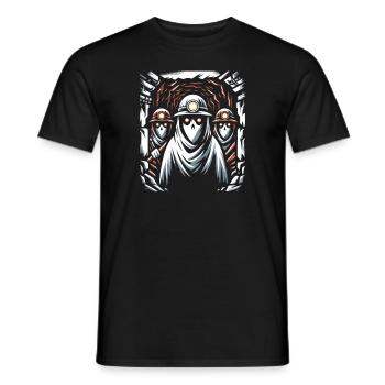 Cowboy Barn Bull Rider Rodeo Country Western - Men's T-Shirt - black - Front - AI Model Male 178 light (178cm)
