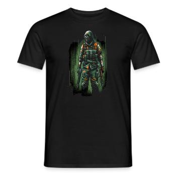 Fan de films d’horreur Zombie Horror Classic - T-shirt homme - noir - Devant - AI Model Male 178 light (178cm)