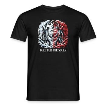 Cowboy Barn Bull Rider Rodeo Country Western - Men's T-Shirt - black - Front - AI Model Male 178 light (178cm)