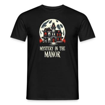 Horror Movie Marathon Survivor Scary Movies True - Männer T-Shirt - Schwarz - Vorne - AI Model Male 178 light (178cm)