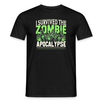 Fan de films d’horreur Zombie Horror Classic - T-shirt homme - noir - Devant - AI Model Male 178 light (178cm)