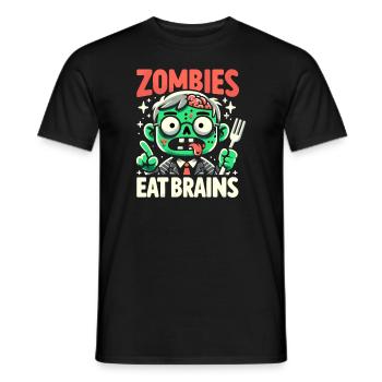 Fan de films d’horreur Zombie Horror Classic - T-shirt homme - noir - Devant - AI Model Male 178 light (178cm)