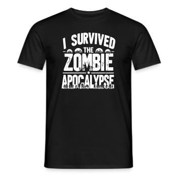 Fan de films d’horreur Zombie Horror Classic - T-shirt homme - noir - Devant - AI Model Male 178 light (178cm)
