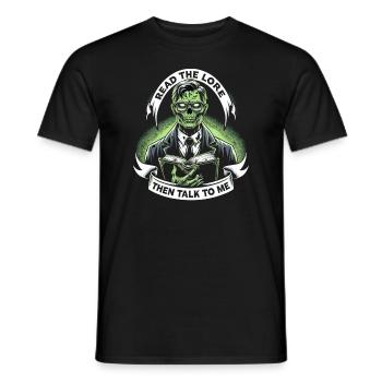 Fan de films d’horreur Zombie Horror Classic - T-shirt homme - noir - Devant - AI Model Male 178 light (178cm)
