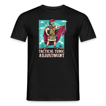 Jules César Histoire romaine Empire romain - T-shirt homme - noir - Devant - AI Model Male 178 light (178cm)