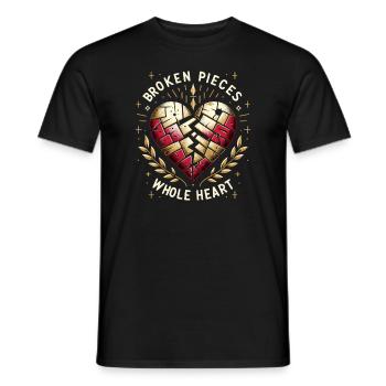 Kintsugi Kintsukuroi Imperfekte Japanische Kunst - Männer T-Shirt - Schwarz - Vorne - AI Model Male 178 light (178cm)