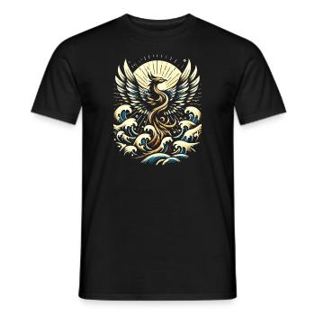 Kintsugi Kintsukuroi Imperfekte Japanische Kunst - Männer T-Shirt - Schwarz - Vorne - AI Model Male 178 light (178cm)
