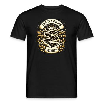 Kintsugi Kintsukuroi Imperfekte Japanische Kunst - Männer T-Shirt - Schwarz - Vorne - AI Model Male 178 light (178cm)