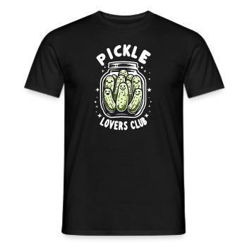 Pickle Lover Funny Pickle Dill Pickle Pickled - Männer T-Shirt - Schwarz - Vorne - AI Model Male 178 light (178cm)