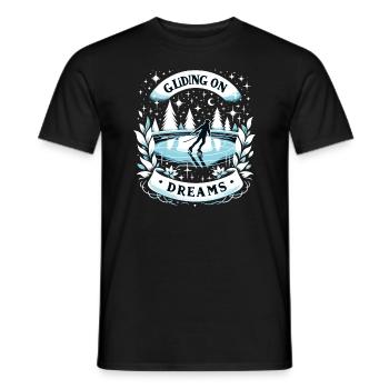 Patinage sur glace Patineurs sur glace - T-shirt homme - noir - Devant - AI Model Male 178 light (178cm)