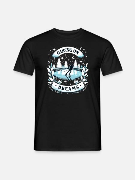 Ice Skating Ice Skaters - Men's T-Shirt - black