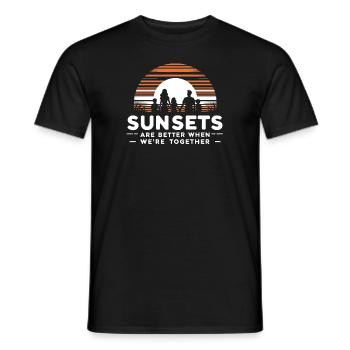 Scout Camping Outdoor Lagerfeuer Wandern - Männer T-Shirt - Schwarz - Vorne - AI Model Male 178 light (178cm)