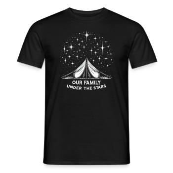 Scout Camping Outdoor Lagerfeuer Wandern - Männer T-Shirt - Schwarz - Vorne - AI Model Male 178 light (178cm)
