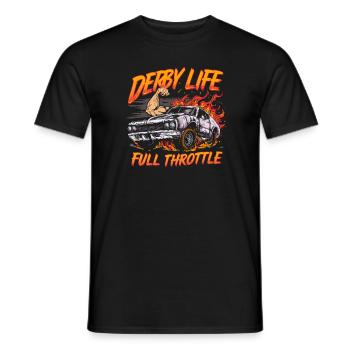 Demo Derby Demolition Derby Demolition Derby - Men's T-Shirt - black - Front - AI Model Male 178 light (178cm)