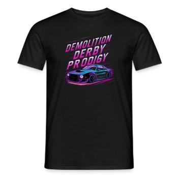 Demo Derby Demolition Derby Demolition Derby - Men's T-Shirt - black - Front - AI Model Male 178 light (178cm)