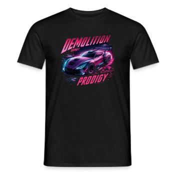 Demo Derby Demolition Derby Demolition Derby - Men's T-Shirt - black - Front - AI Model Male 178 light (178cm)
