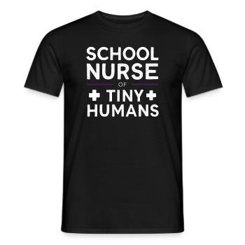 School Nurse Nursing Clinic Medical Stuff - Men's T-Shirt - black - Front - AI Model Male 178 light (178cm)