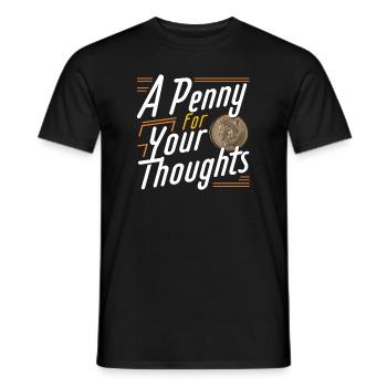 Collection de pièces de monnaie amusante pour les collectionneurs de pièces de monnaie et - T-shirt homme - noir - Devant - AI Model Male 178 light (178cm)