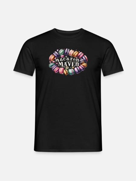 Macaron lovers French macarons - Men's T-Shirt - black
