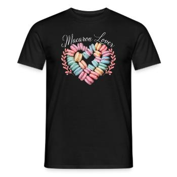 Macaron-liebhaber Französische Macarons - Männer T-Shirt - Schwarz - Vorne - AI Model Male 178 light (178cm)