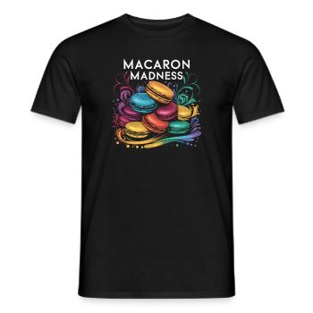 Macaron-liebhaber Französische Macarons - Männer T-Shirt - Schwarz - Vorne - AI Model Male 178 light (178cm)