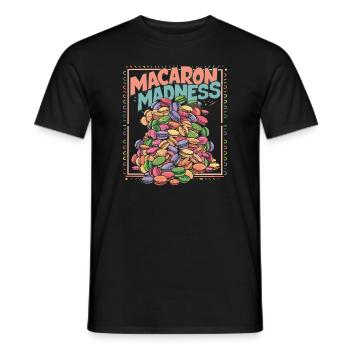 Macaron-liebhaber Französische Macarons - Männer T-Shirt - Schwarz - Vorne - AI Model Male 178 light (178cm)