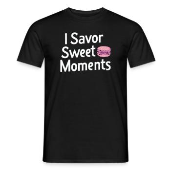 Macaron-liebhaber Französische Macarons - Männer T-Shirt - Schwarz - Vorne - AI Model Male 178 light (178cm)