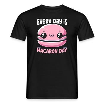 Macaron-liebhaber Französische Macarons - Männer T-Shirt - Schwarz - Vorne - AI Model Male 178 light (178cm)